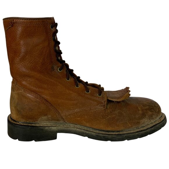 Ariat Cascade Mens Leather Work Boots US 11D Brown Steel Toe Construction - Picture 8 of 13